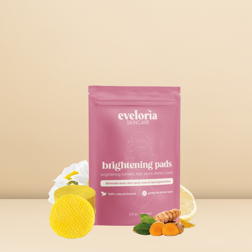 brightening turmeric & kojic acid pads